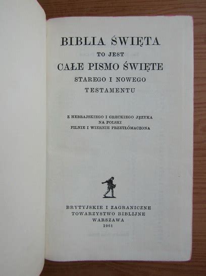 Biblia to jest cale pismo swiete. - Study guide for jurmainkilgoretrevathanciochons introduction to physical anthropology 2011 2012 edition 13th.