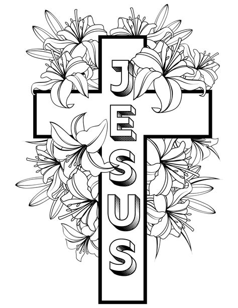 Biblical Easter Coloring Pages Printable Learning How to Read