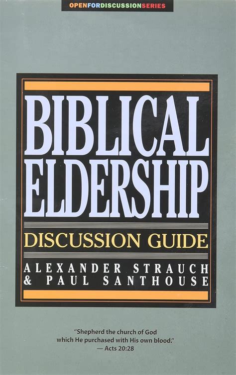 Biblical eldership discussion guide open for discussion series. - A practice guide supplemental comments on franz bardon s initiation.