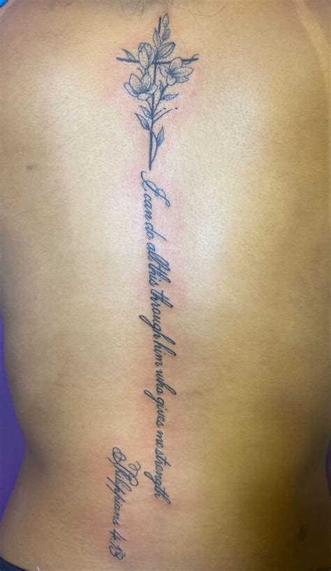 Biblical verse back tattoo Tattoo quotes, Back tattoo, Tattoos