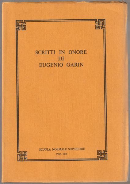 Bibliografia degli scritti di eugenio garin. - Workbook and answer key guide for koine greek grammar by fredrick j long.