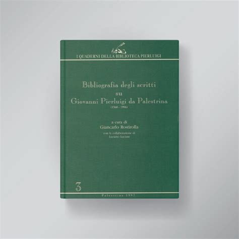 Bibliografia degli scritti su giovanni pierluigi da palestrina. - Olimpiada en valdehelechos (libros infantiles y juveniles everest).