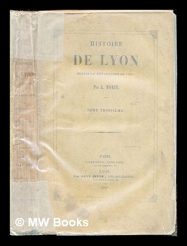 Bibliographie critique de l'histoire de lyon depuis les origines jusqu'à 1789. - Recherches sur le pliocène et le quaternaire atlantiques marocains..
