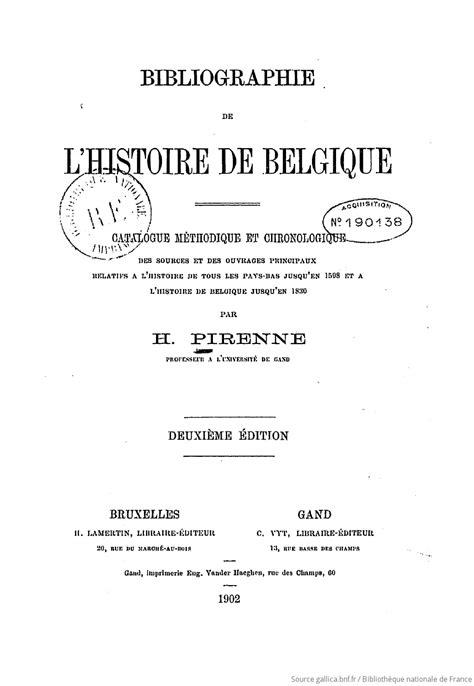 Bibliographie de l'histoire du livre en belgique. - Maestro de la juventud de américa.