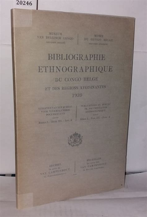 Bibliographie ethnographique du congo belge et des régions avoisinantese. - Nurse s handbook of behavioral mental health drugs.