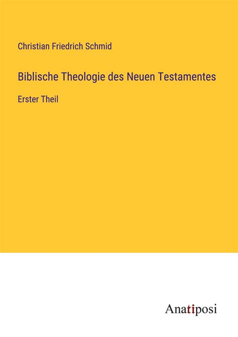 Biblische theologie des neuen testament, in 3 bdn. - Neue darstellung des sensualismus: ein entwurf.