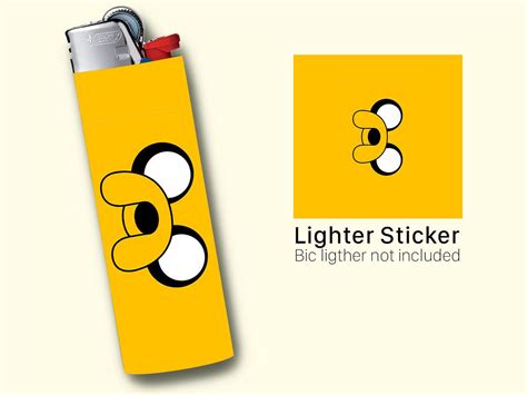 Bic Lighter Sticker Template