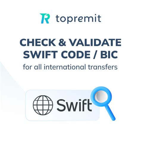 Bic code checker.  Enter a SWIFT / BIC code to our SWIFT code checker and find out to which b...
