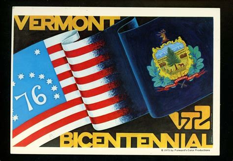 Bicentennial chrome postcard Patriotic 1976 Independence Hall ...