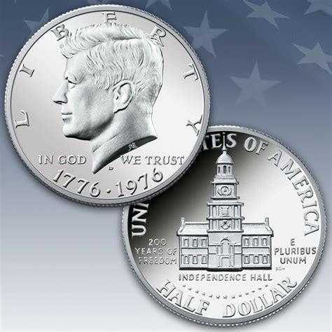 The 1776 to 1976 Bicentennial Silver Dollar is constructed of 90% silver and 10% copper, weighing 26.73 grams and measuring 38.1 mm in diameter. It has a face value of $1.00 USD, but its true worth is decided by rarity, condition, and historical relevance. Philadelphia coins bear no mint mark, but Denver and San Francisco coins bear the letters ...