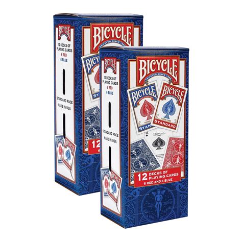 Bicycle standard playing cards 12 pack