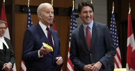 Biden, Trudeau say ‘inseparable’ nations won’t fail Ukraine