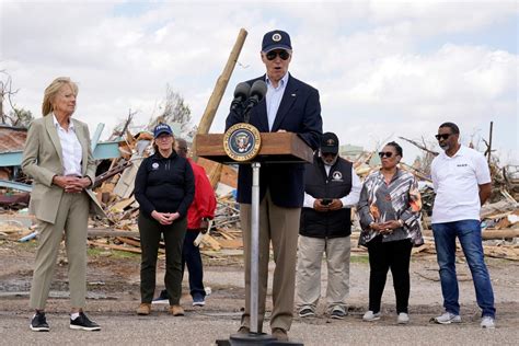 Biden: Feds ‘not leaving’ Miss. town hit by tornado