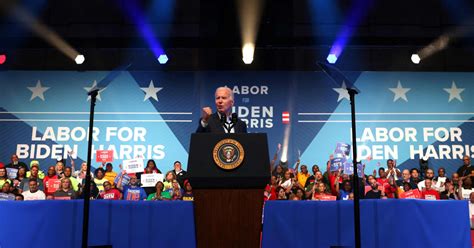 Biden’s rally with union workers marks first big event of his 2024 campaign