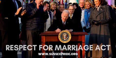 Biden Signs Respect For Marriage Act