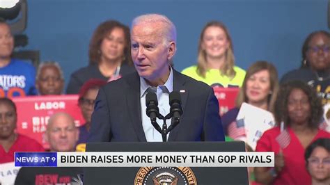 Biden and Democrats report raising $71 million-plus for his 2024 race from July through September