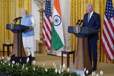 Biden and Modi cheer booming economic ties in visit that also reckoned with India’s record on rights