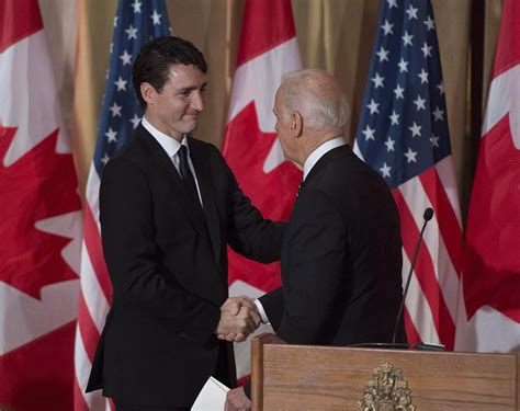 Biden and Trudeau toast to friendship, hope and family at gala dinner