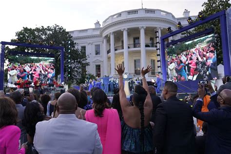 Biden celebrates Juneteenth, the newest federal holiday, at the White House