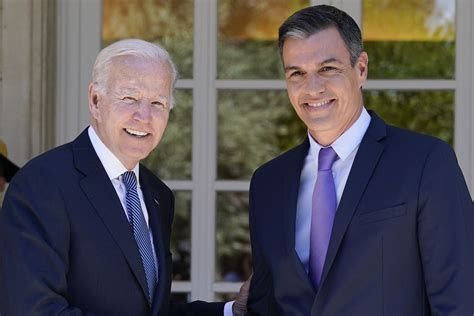 Biden commends Spanish Prime Minister Pedro Sánchez for collaboration on migration