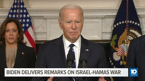 Biden condems ‘sheer evil’ of Hamas attack on Israel