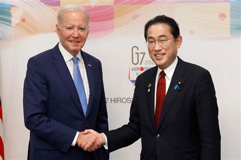 Biden consults with Japan’s Kishida ahead of Group of Seven summit in Hiroshima