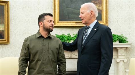 Biden hosts Zelensky at White House amid funding fight for Ukraine