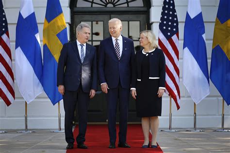 Biden is hosting Swedish prime minister at the White House in a show of support for NATO bid