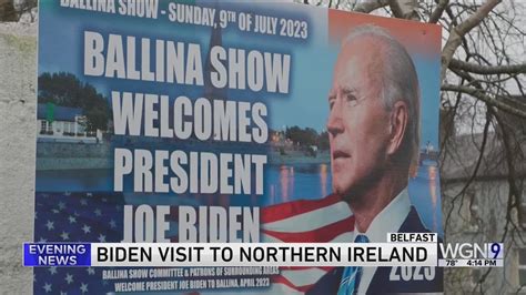 Biden lauding peace in Northern Ireland, ancestry in Ireland