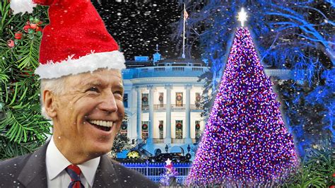 Biden lights the National Christmas Tree, taking his turn to bring holiday spirit to Washington