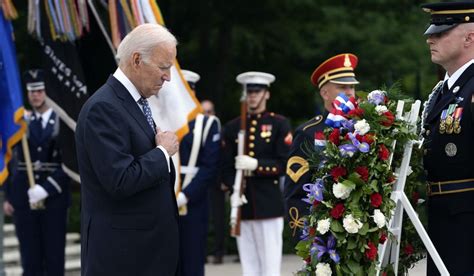 Biden marks Memorial Day nearly 2 years after ending America's longest war, lauds troops' sacrifice