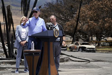 Biden says federal government will help Maui ‘for as long as it takes’ to recover from wildfire