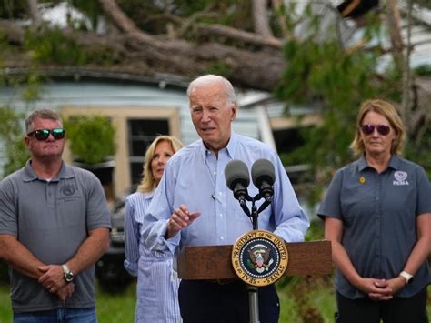 Biden says he’ll travel to Florida on Saturday following Hurricane Idalia