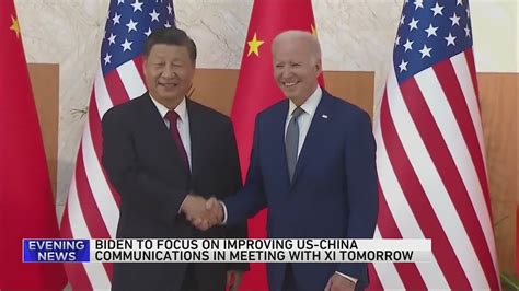 Biden says his goal for Xi meeting is to get US-China communications back to ‘normal’