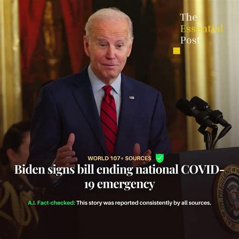 Biden signs bill ending national COVID-19 emergency