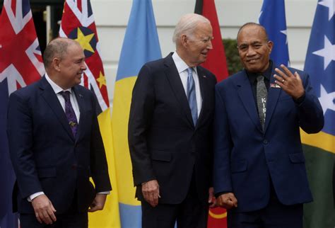 Biden tells Pacific islands leaders that he hears their warnings about climate change and will act
