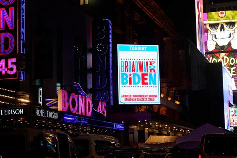 Biden tells a Broadway theater packed for fundraiser that Trump is determined to destroy the nation