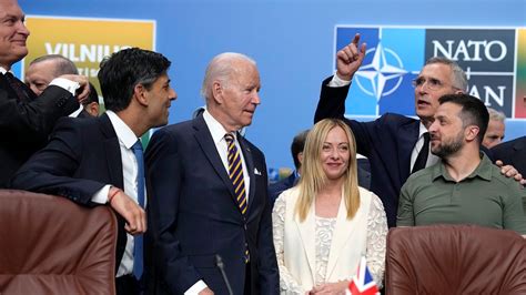 Biden thanks far-right Italian Premier Meloni for her strong support of Ukraine