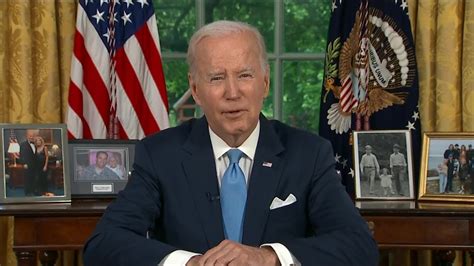 Biden to say default ‘crisis averted’ in Oval Office address on debt ceiling deal Friday evening