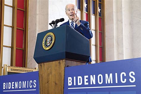 The confidence Biden and his lieutenants have in the new path is reflected in their eagerness to tout the word “Bidenomics,” a label the president now embraces after initially being abashed .... 