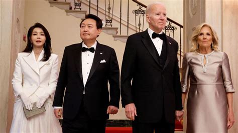 Bidens host glamorous state dinner to cap off visit from South Korean president