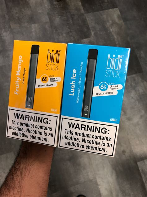 Bidi stick price. Answered By: Jack Cook Date: created: May 14 2022. Despite its small footprint, each BIDI® Stick disposable vape pen comes with a pre-filled 6% (84mg) of Class A Nicotine. It can last for which is about two packs of cigarettes. Most vapers have one flavor profile they love. Asked By: Gavin Gray Date: created: Jul 31 2023. 