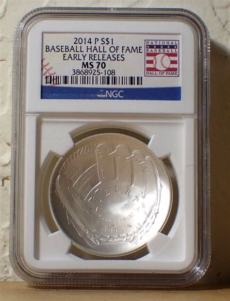 Bidspirit auction 2014-P BASEBALL HOF $1 NGC