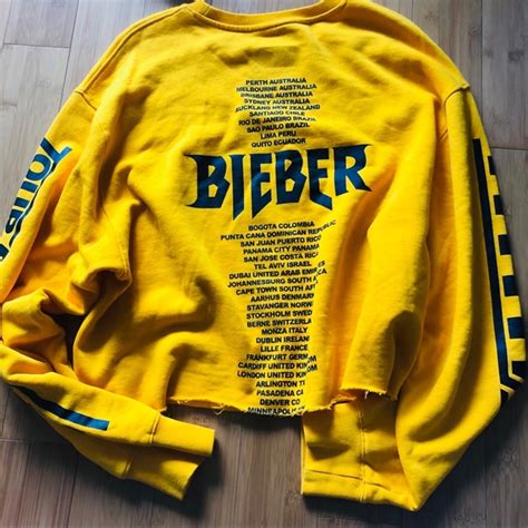 Bieber Yellow Hoodie - Etsy