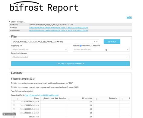 Bifrost Dashboard