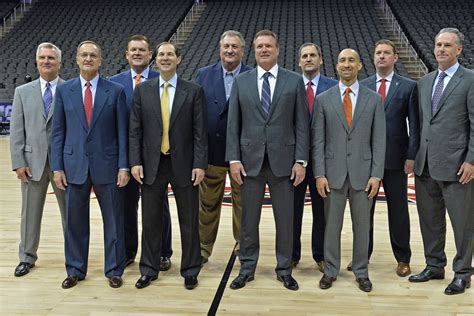 Big 12 coaches pose for a group photo during the NCAA college Big 12 men's basketball media day Wednesday, Oct. 18, 2023, in Kansas City, Mo. (Charlie Riedel / ASSOCIATED PRESS) By The Associated .... 