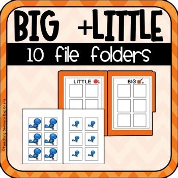 Big And Little File Folder Teaching Resources TPT