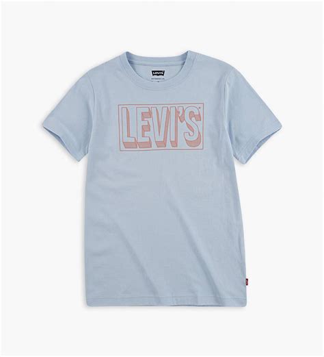 Big Boys S-xl Levi’s® Box Tab Tee Shirt - Blue Levi