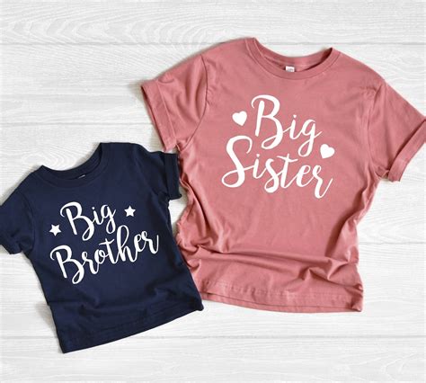 Big Brother Big Sister Shirts - Etsy