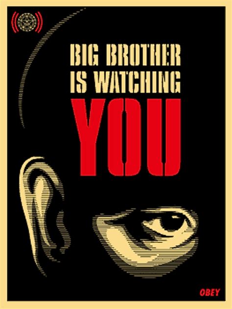 Big Brother Is Watching You Shepard Fairey Gregg Shienbaum …